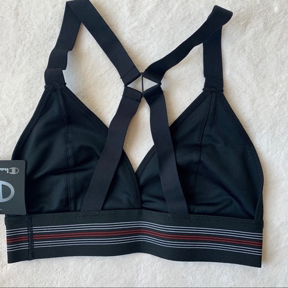 Champion black H-back triangle sports bra size XS - Picture 3 of 8